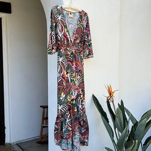 Farm Rio for Anthropologie wrap dress. Size small